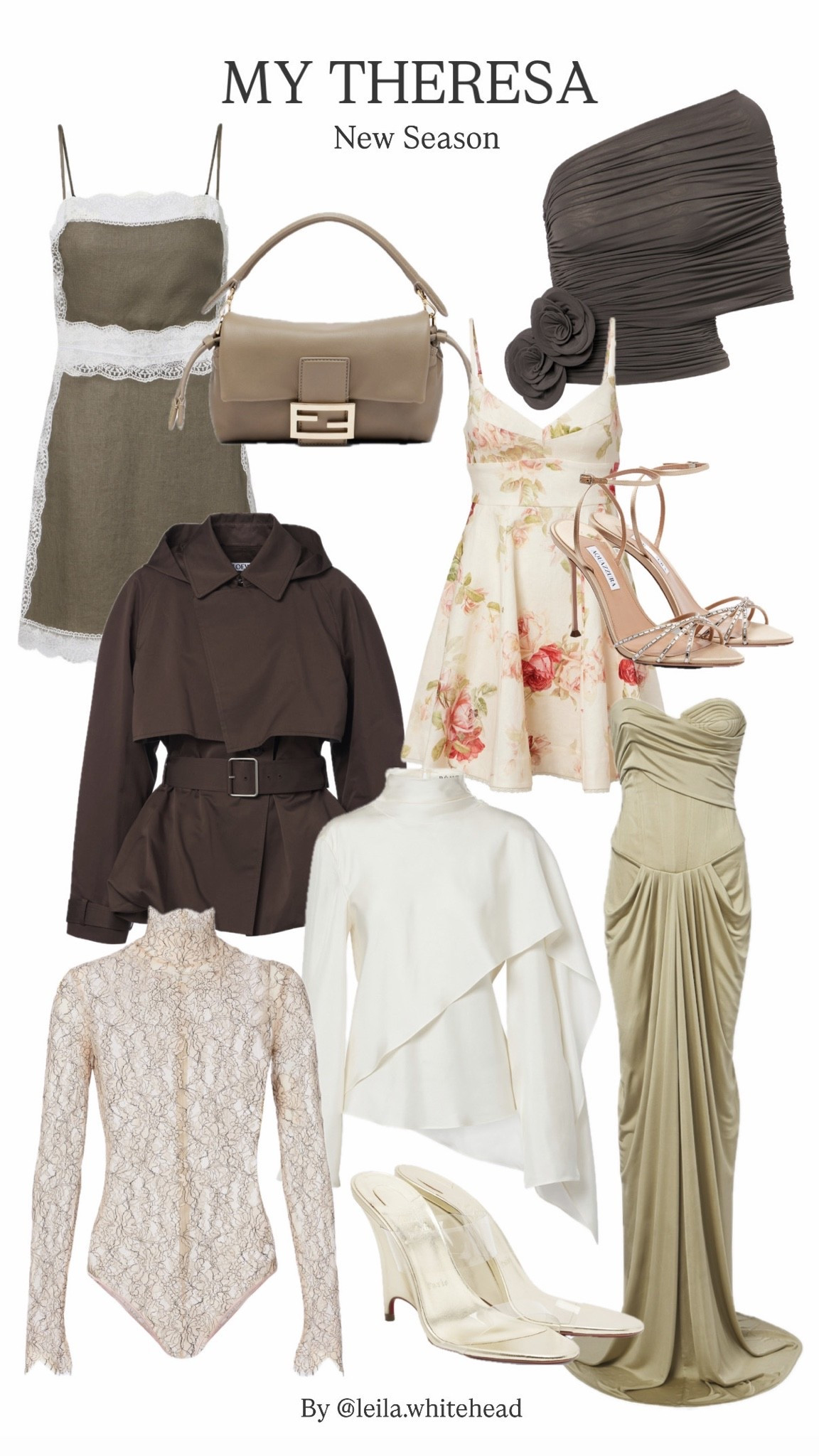 A neutral palette incorporating subtle details like florals and lace will always carry you through from season to season - I’ve linked some elegant pieces which will work perfectly through the rest of summer and in to autumn 

#mytheresa

#LTKluxury #LTKeurope #LTKsummer