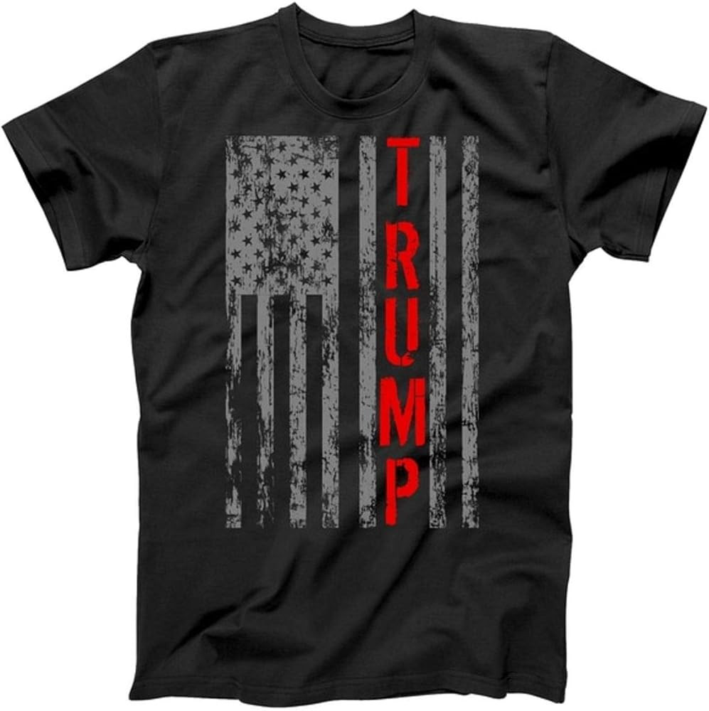 TeeShirtPalace Donald Trump President Vintage USA Vintage Flag T-Shirt | Amazon (US)