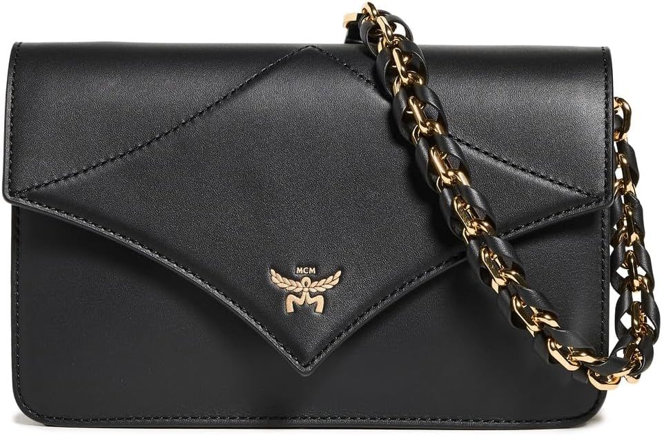 Amazon.com: MCM Women's Diamond Leather Mini Crossbody Bag, Black, One Size : Luxury Stores | Amazon (US)