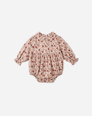 Cora Romper Pink Floral | Rylee + Cru