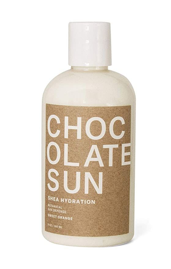 Chocolate Sun - Organic Shea Butter Botanical Sun Defense To Prolong Self Tan (8 oz) | Clean, Non... | Amazon (US)