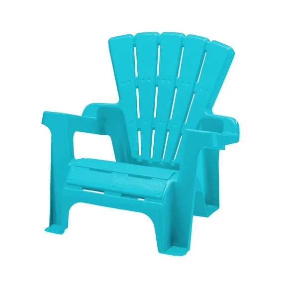 Play Day Adirondack Chair for Toddlers, Turquoise, 1 Seat | Walmart (US)