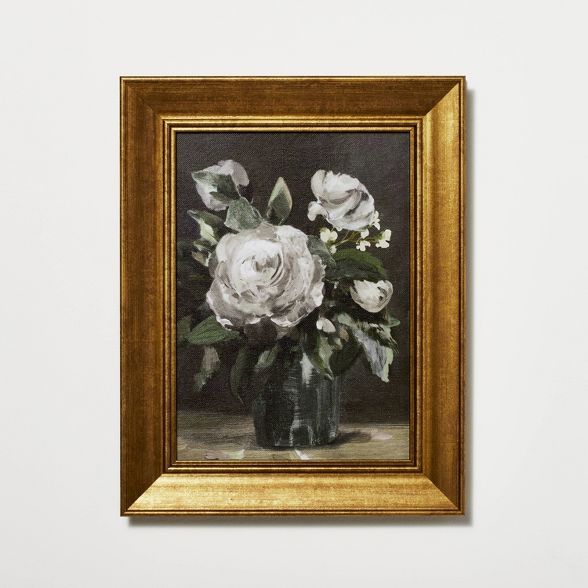 Target/Home/Home Decor/Wall Decor/Wall Art‎11" x 14" Vintage Floral Framed Wall Canvas - Thresh... | Target