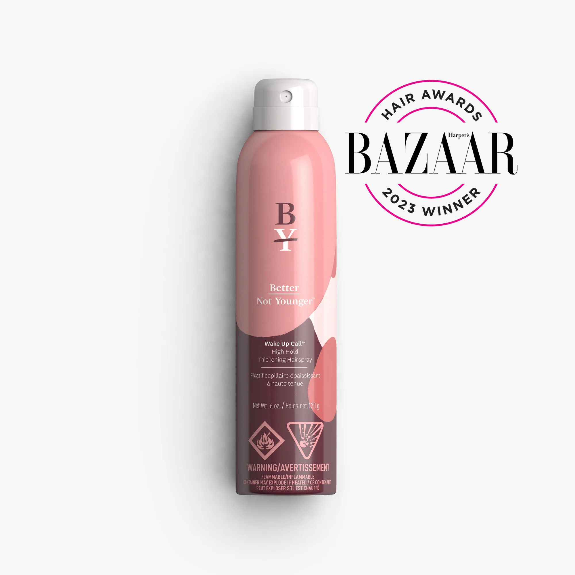 Wake Up Call: High-Hold Thickening Hair Spray - BNY | Better Not Younger