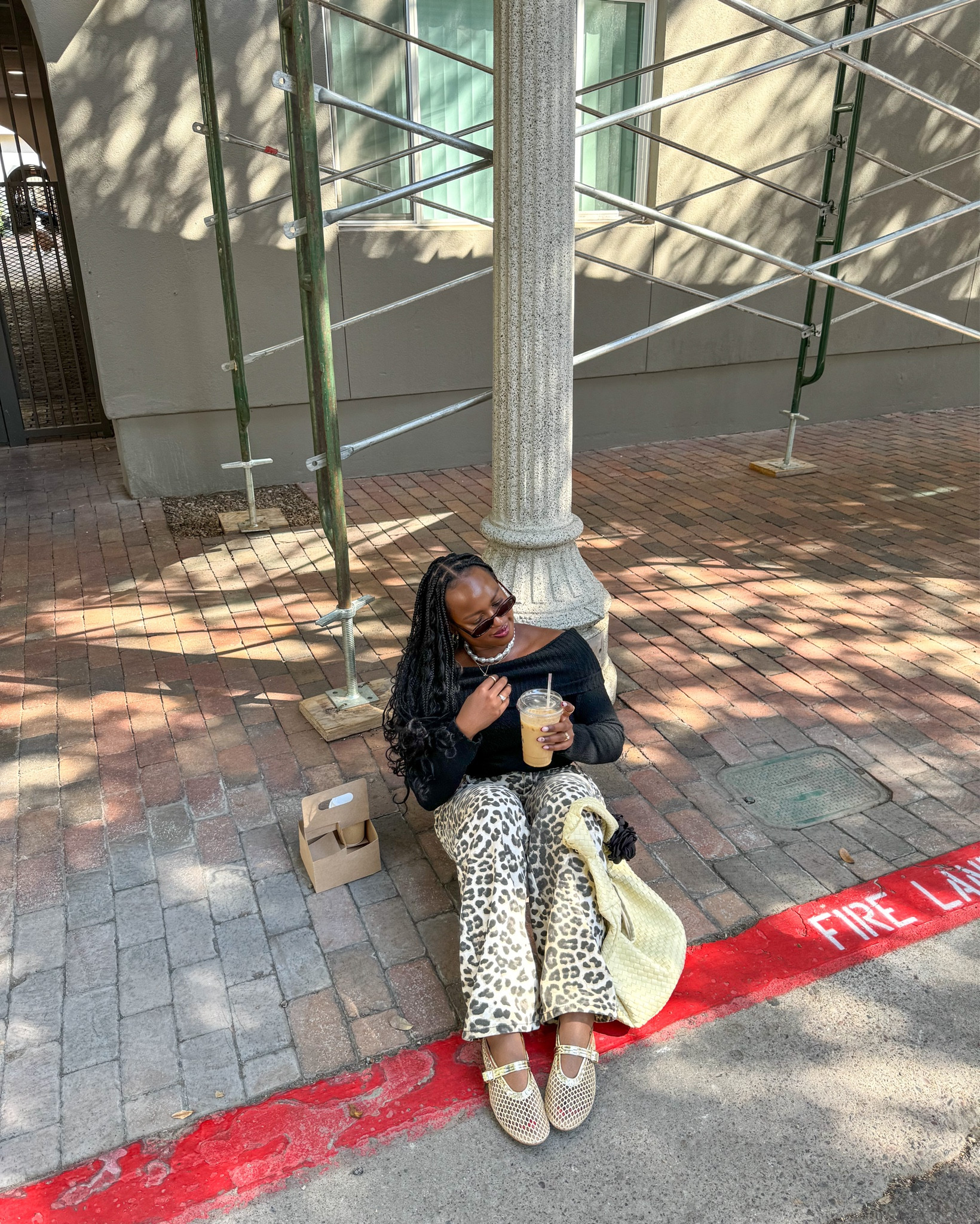 Thanksgiving Outfits by Vibe: Part 3 - Trendy Chic 🐆🖤🌼🧋 A leopard jeans moment with some mesh flats and an off the shoulder sweater. 

#LTKFindsUnder100 #LTKSeasonal #LTKFindsUnder50