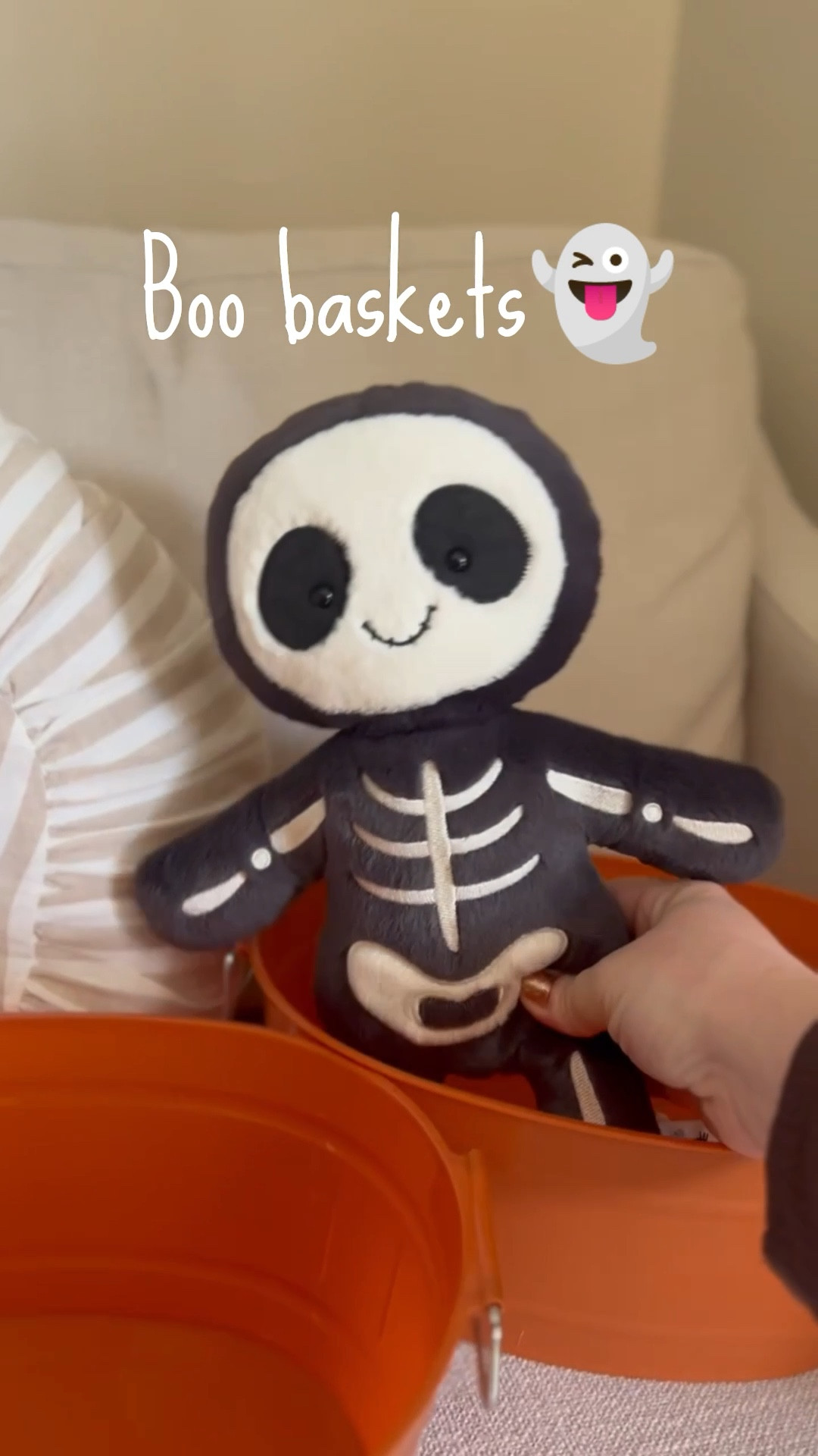Boo baskets for my 6m & 2 yr old👻 #boobasket #jellycat #halloween 

#LTKKids #LTKHalloween