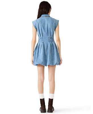 Women's Dyanne Fit And Flare Collared Dress | Macy's