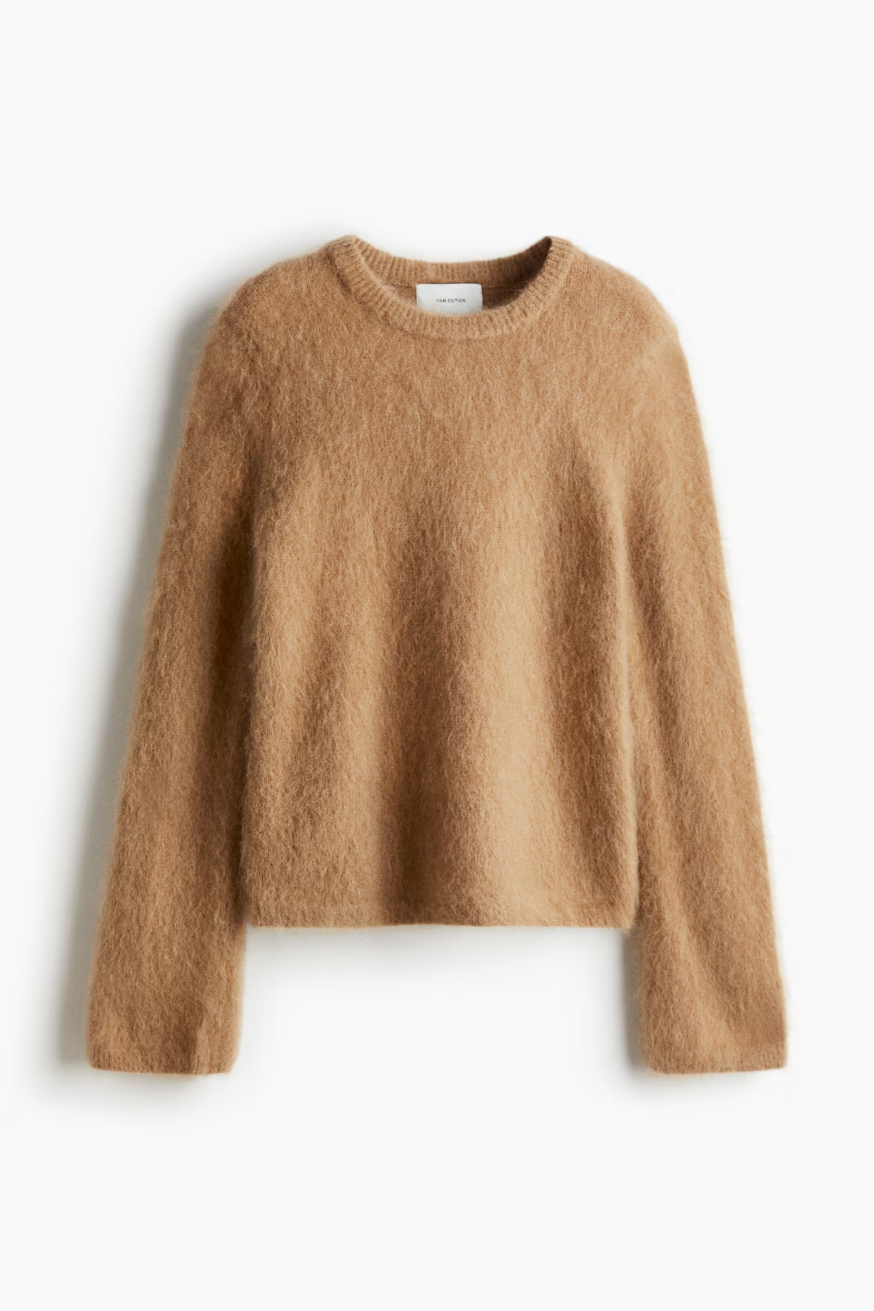 Mohair-blend jumper - Dark beige - Ladies | H&M GB | H&M (UK, MY, IN, SG, PH, TW, HK)