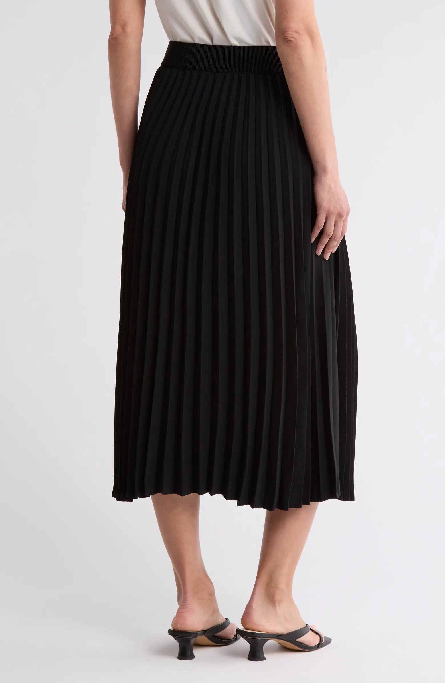 Pleated Midi Skirt | Nordstrom Rack