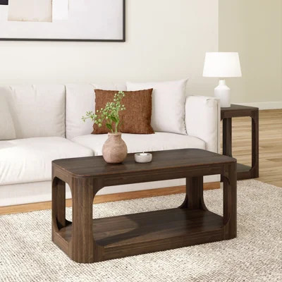 Jasmarie 4 Legs Coffee Table with Storage | Wayfair North America