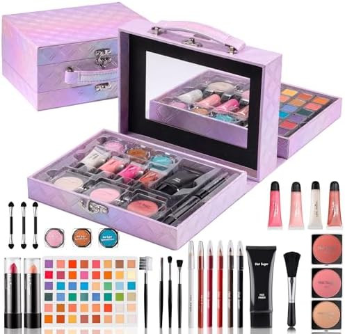 Hot Sugar Makeup Kit for Preteen Girls 10-12, Birthday Christmas Makeup Gift Set for Teens 16-18,... | Amazon (US)
