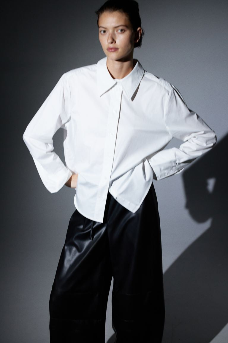 Cotton shirt | H&M (UK, MY, IN, SG, PH, TW, HK)