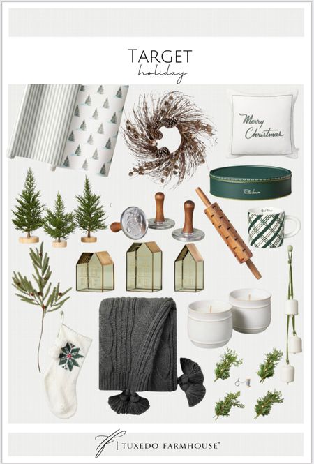 Target has some really great holiday finds! Check out these timeless rustic pieces and wrapping for the season! Baking must haves for hosting the holidays. 

Kitchen, hosting, dinner party, living room, Christmas decor, wreath, wrapping paper, bells, blanket, stocking, pillow 

#LTKSeasonal #LTKhome #LTKHoliday