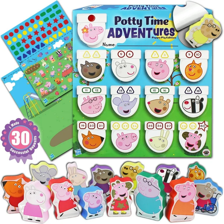 Lil ADVENTS Potty Time Adventures Potty Training Game for Toddlers 18 Months & Up - Peppa Pig | Walmart (US)