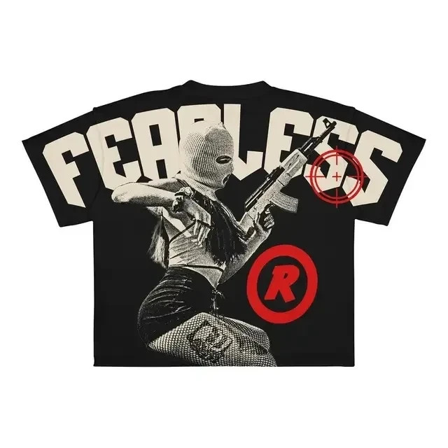 Y2K Harajuku New T shirt Men Hip Hop Gothic Graphic Print Oversized Cotton Tshirt Punk Short Slee... | AliExpress (US)