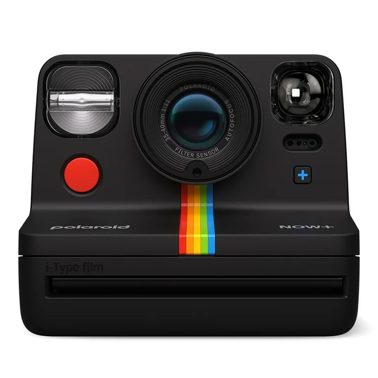 Polaroid Now+ Instant Camera with Bluetooth and Lens Filter Kit - Generation 2 (Black) | Walmart (US)