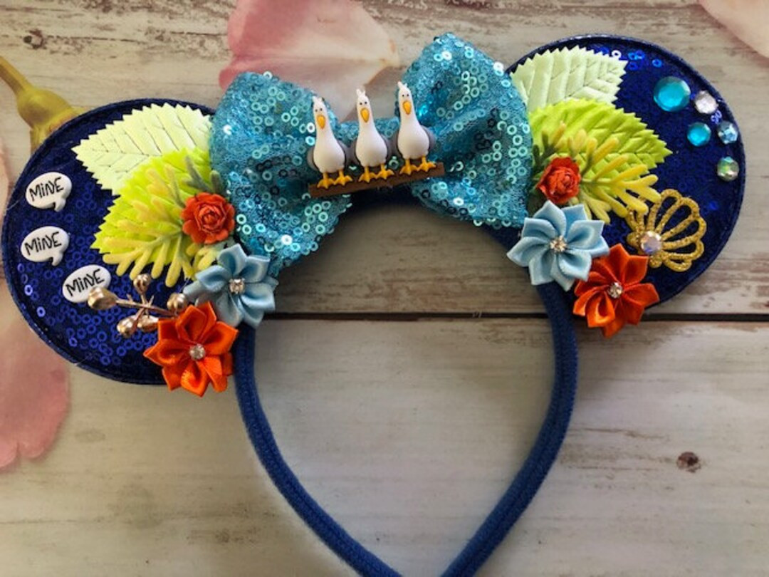 Finding Dory-finding Nemo Squirt Minnie Mouse Ears Headband- Costume,halloween,dress Up,photo Pro... | Etsy (US)