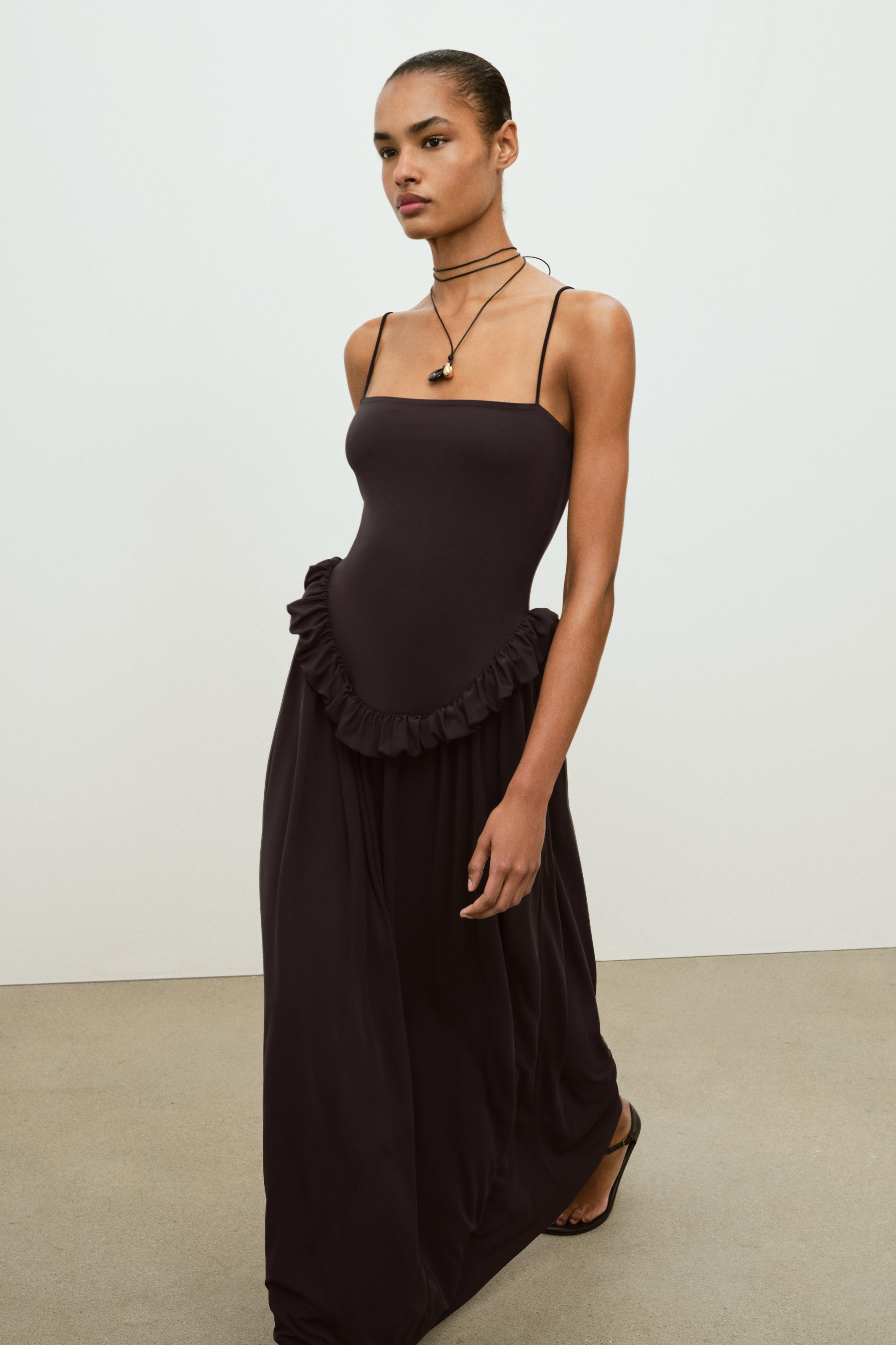 PEPLUM VOLUME DRESS | Zara US