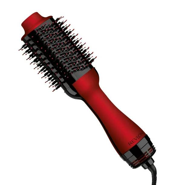 Revlon One-Step Hair Dryer And Volumizer Hot Air Brush, Red Holiday Edition | Walmart (US)