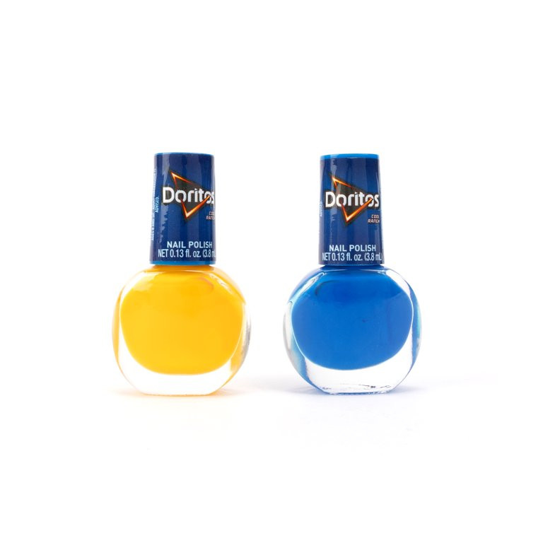 Doritos 2 piece Nail polish Set, .27 oz, Orange and Blue Nail Polish - Walmart.com | Walmart (US)