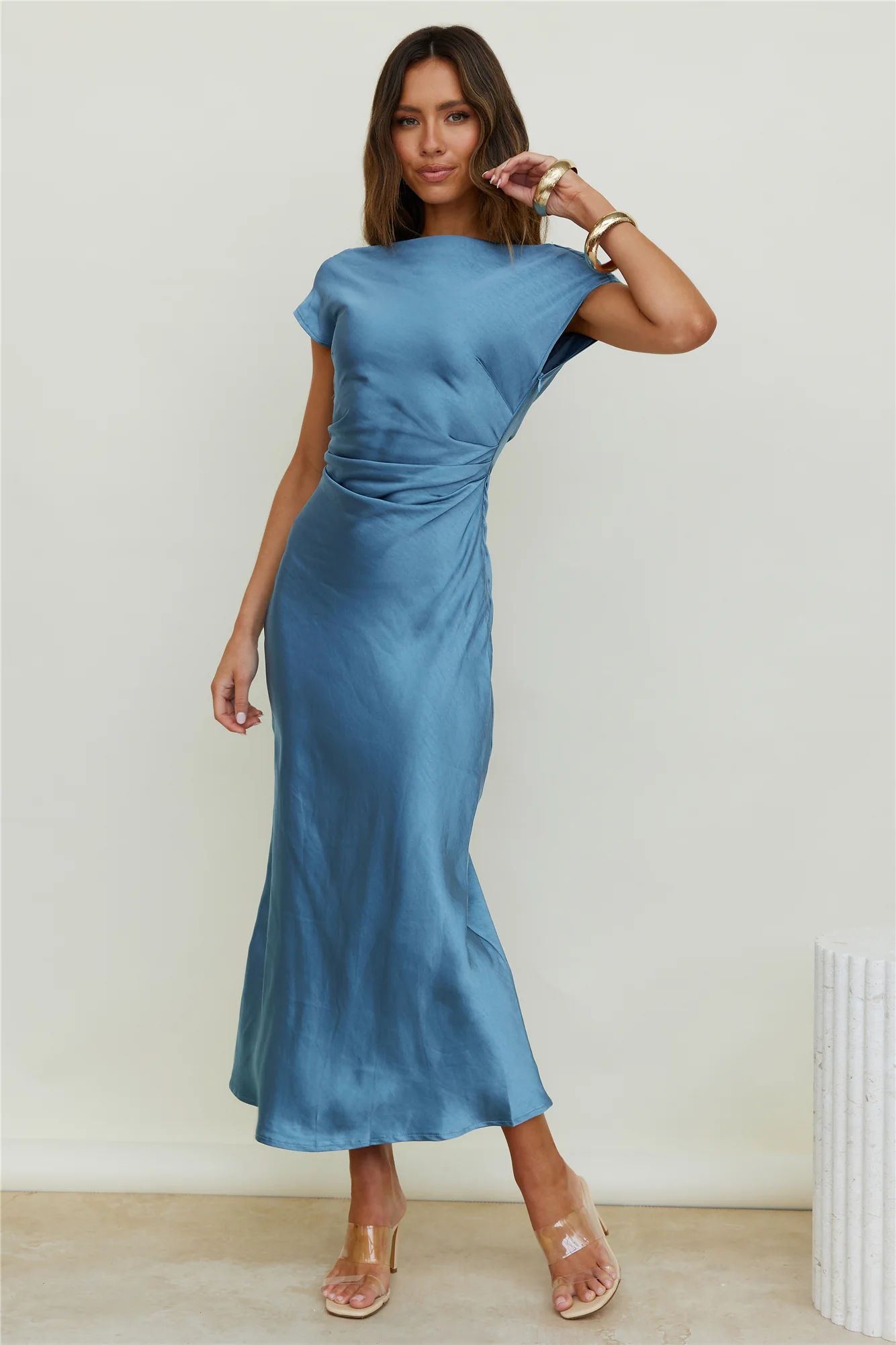Siren Melody Maxi Dress Blue | Fortunate One