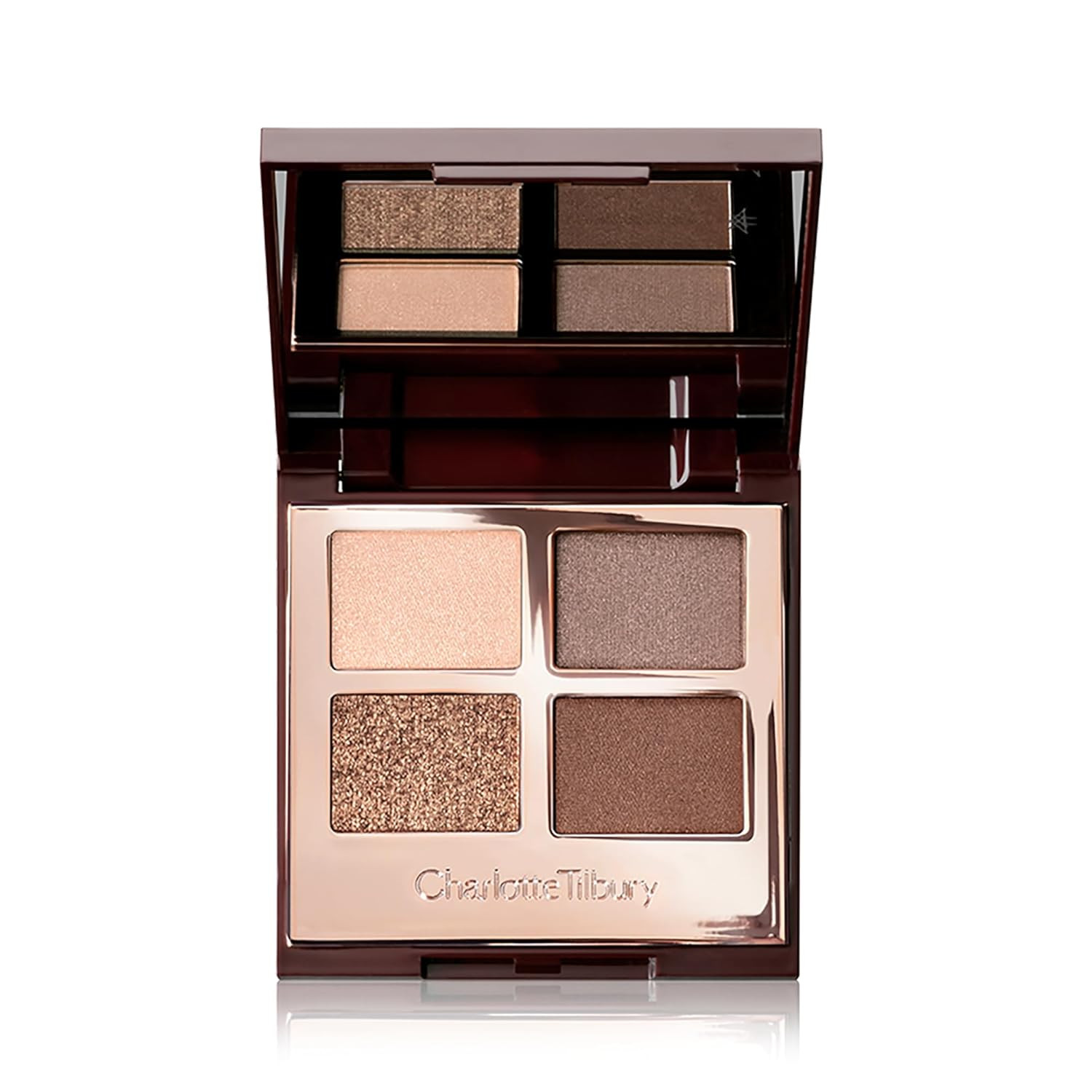 Charlotte Tilbury Luxury Palette Eyeshadow - Shimmer, Metallic & Satin Matte Eyeshadow Quad with a Rich Powder Formula - Includes 4 Complementary Shades | Amazon (US)