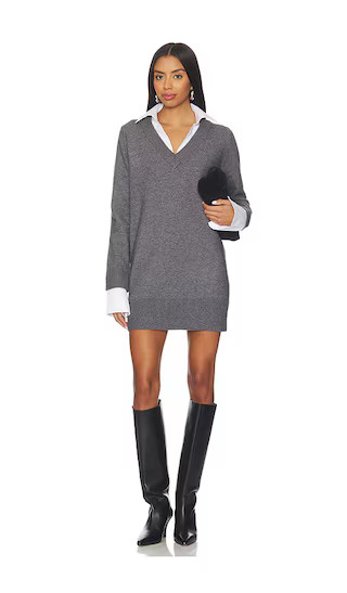 Karli Dress in Medium Grey | Revolve Clothing (Global)