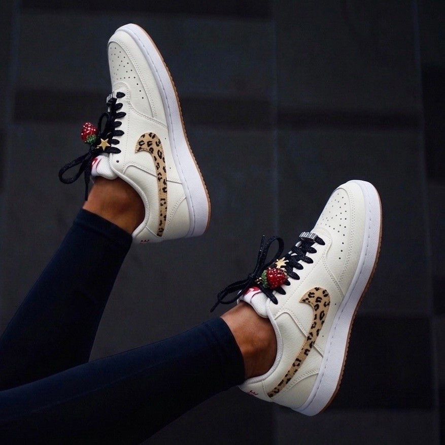 Nike leopard sneakers now $63 originally $90 runs true to size