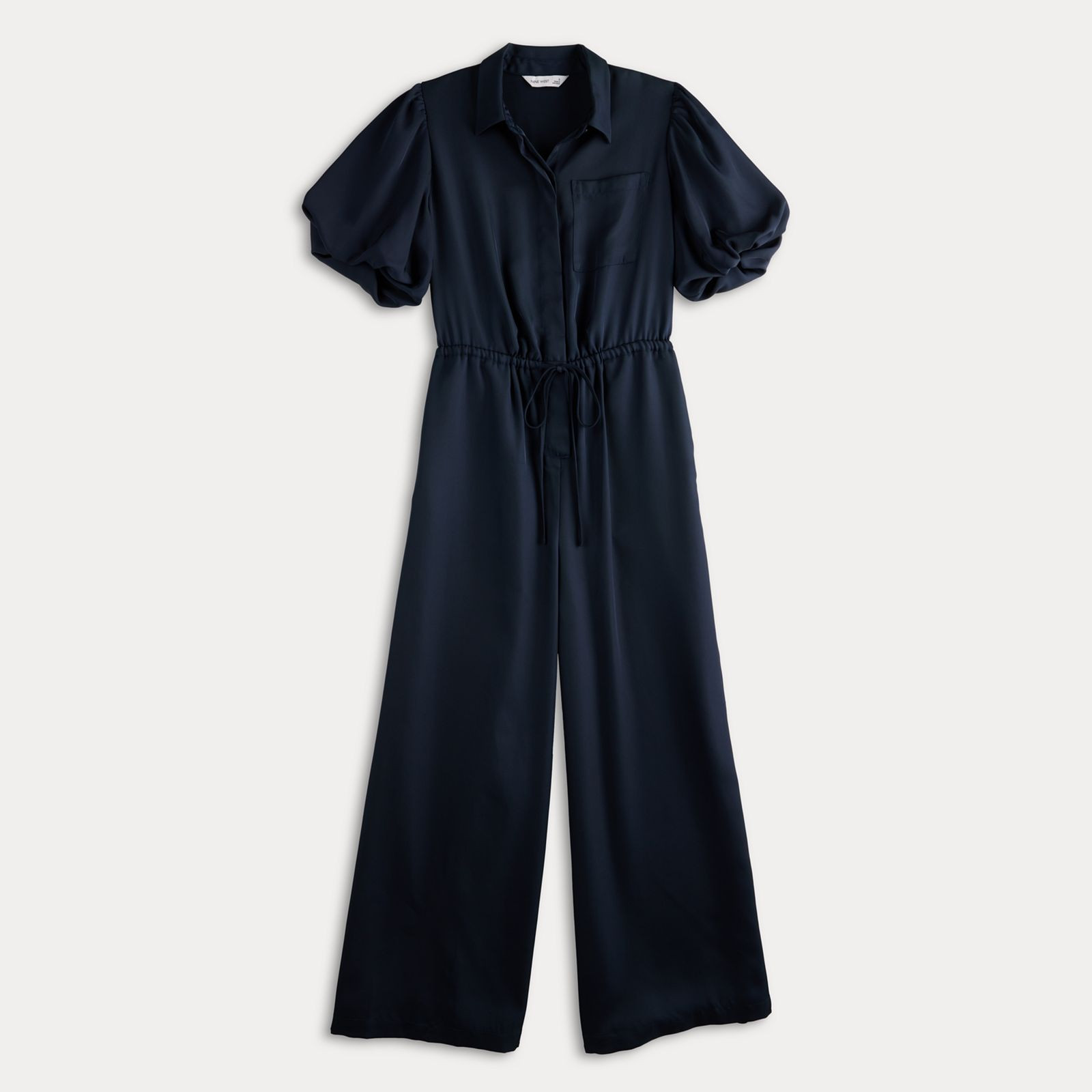 Women's Nine West Puff Sleeve Jumpsuit | Kohl's
