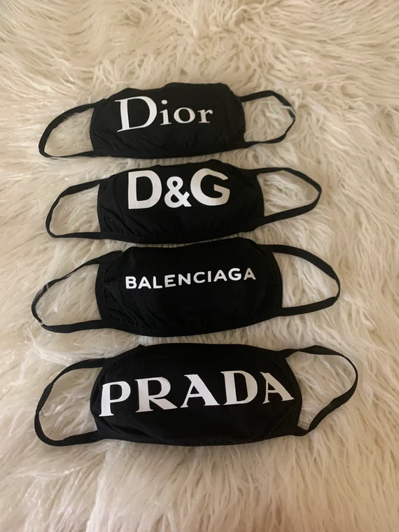 Designer Inspired Face Mask | Etsy (US)