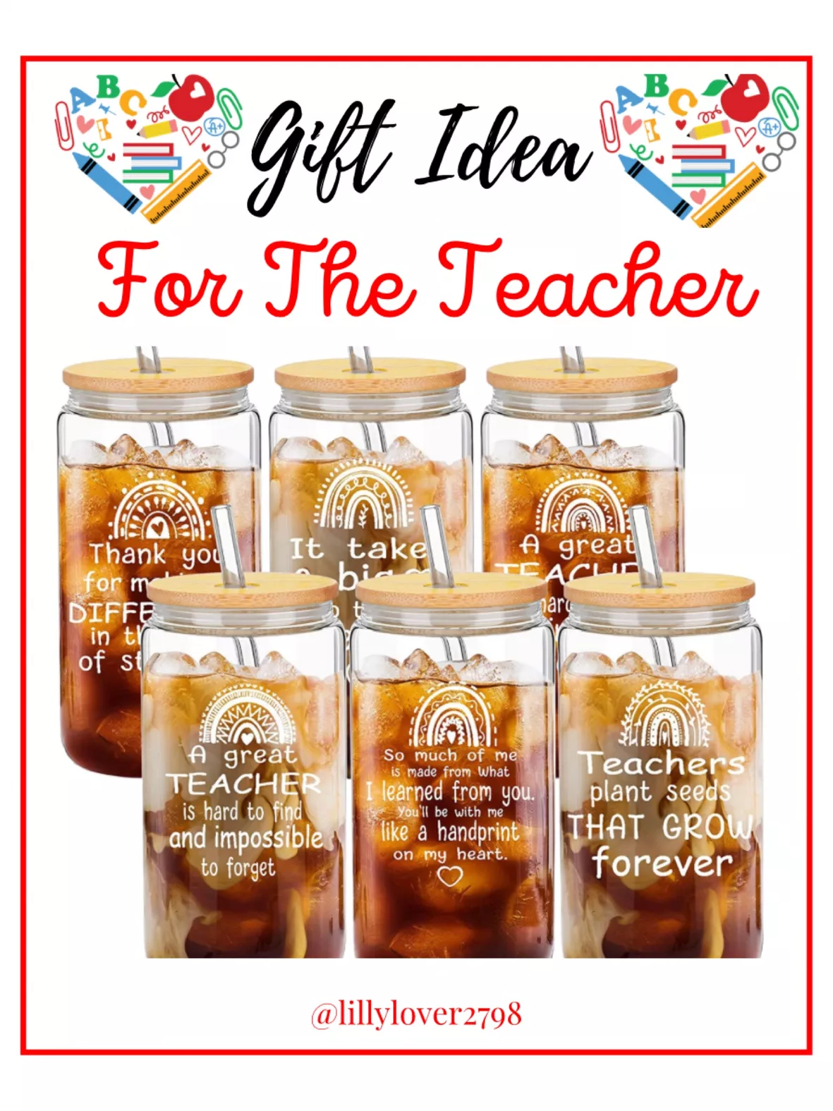 Teacher Tumbler, Teacher Gifts for Women from Student, Teacher Cup Coffee  Mug Drinking Cup, Teacher Appreciation Gifts, End of Year Teacher Gifts