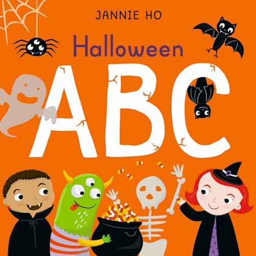 Halloween ABC: (A Sturdy Alphabet Board Book for Babies, Toddlers, and Preschoolers) (Jannie Ho's... | Amazon (US)