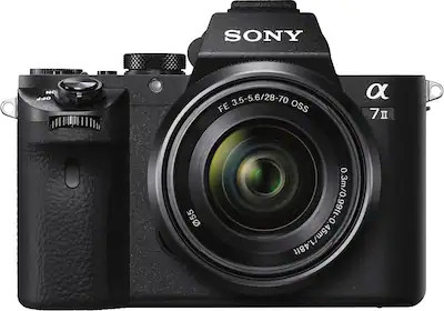 Sony - Alpha a7 II Full-Frame Mirrorless Video Camera with 28-70mm Lens - Black | Best Buy U.S.