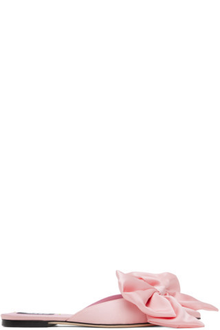 Pink Bow Sandals | SSENSE
