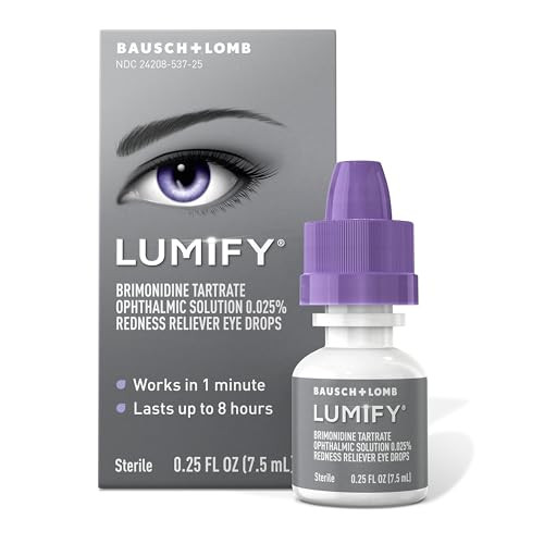 LUMIFY Redness Reliever Eye Drops, For Whiter & Brighter Looking Eyes, 0.25 Fl Oz (7.5 mL) | Amazon (US)