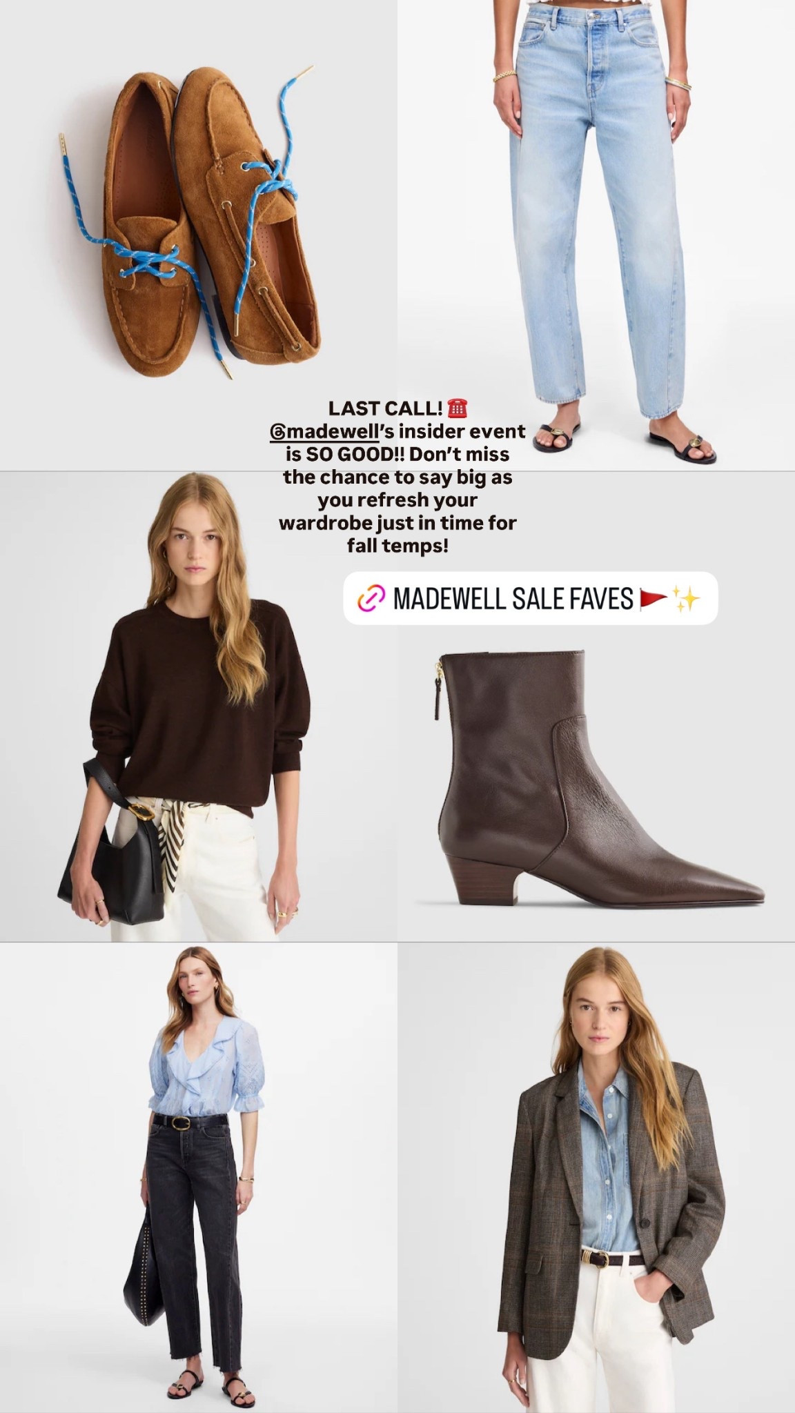 So many great fall staples you’ll look forward to wearing 🍂✨ here’s my cheat sheet to the the Madewell Insider Sale Event! 

#LTKFindsUnder100 #LTKFallSale #LTKFindsUnder50