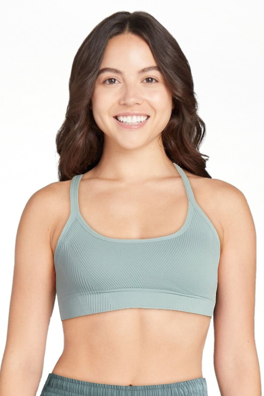 Avia Women's Low Support Seamless Textured Cami Sports Bra, Sizes XS-XXXL | Walmart (US)