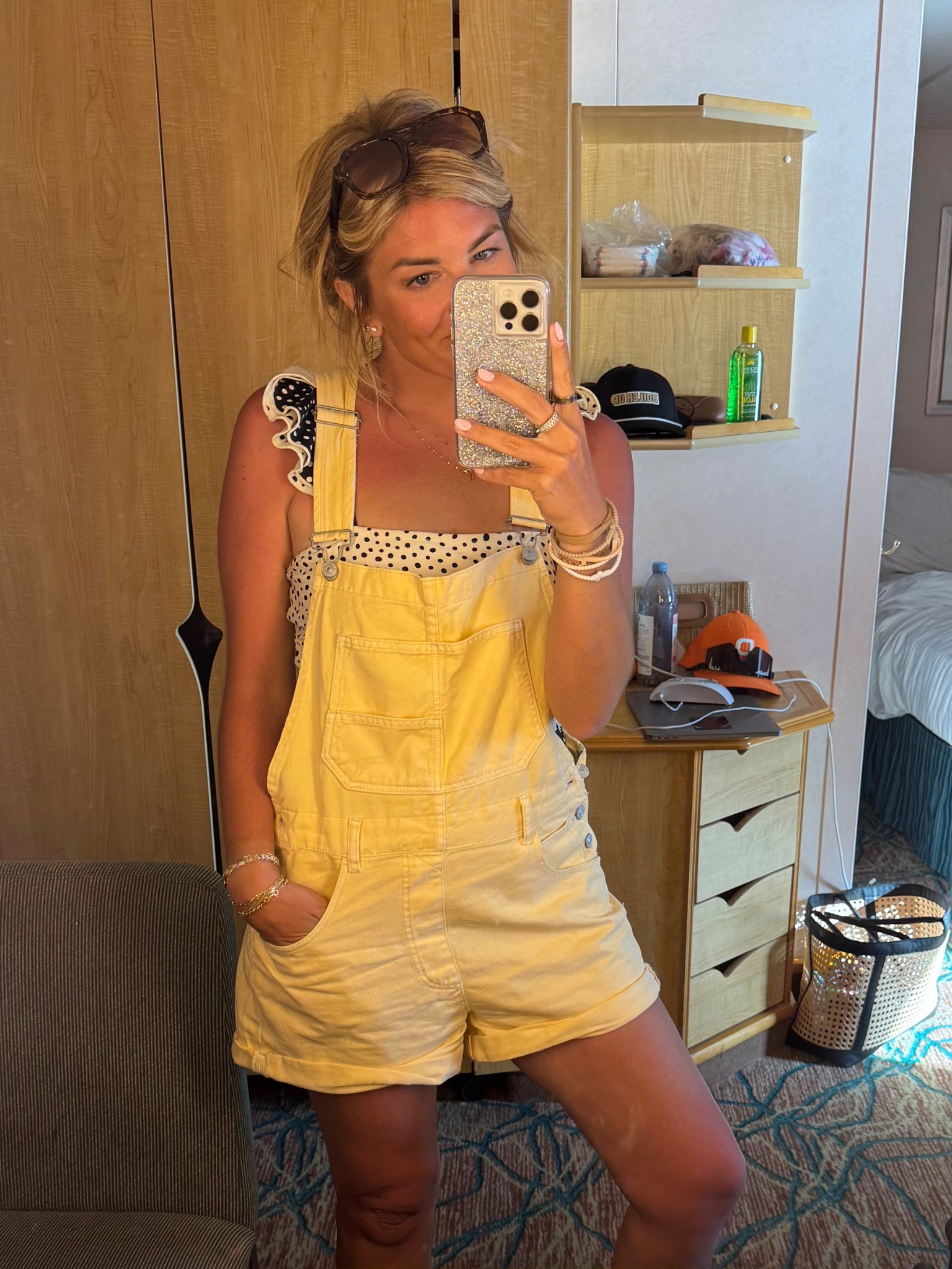 Vacation mode activated. My favorite swimsuit and yellow overalls. Always the best move 👌

#LTKSummerEdit #LTKFindsUnder100 #LTKStyleTip