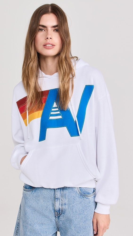 Aviator Nation Logo Stitch Pullover Hoodie | Shopbop | Shopbop