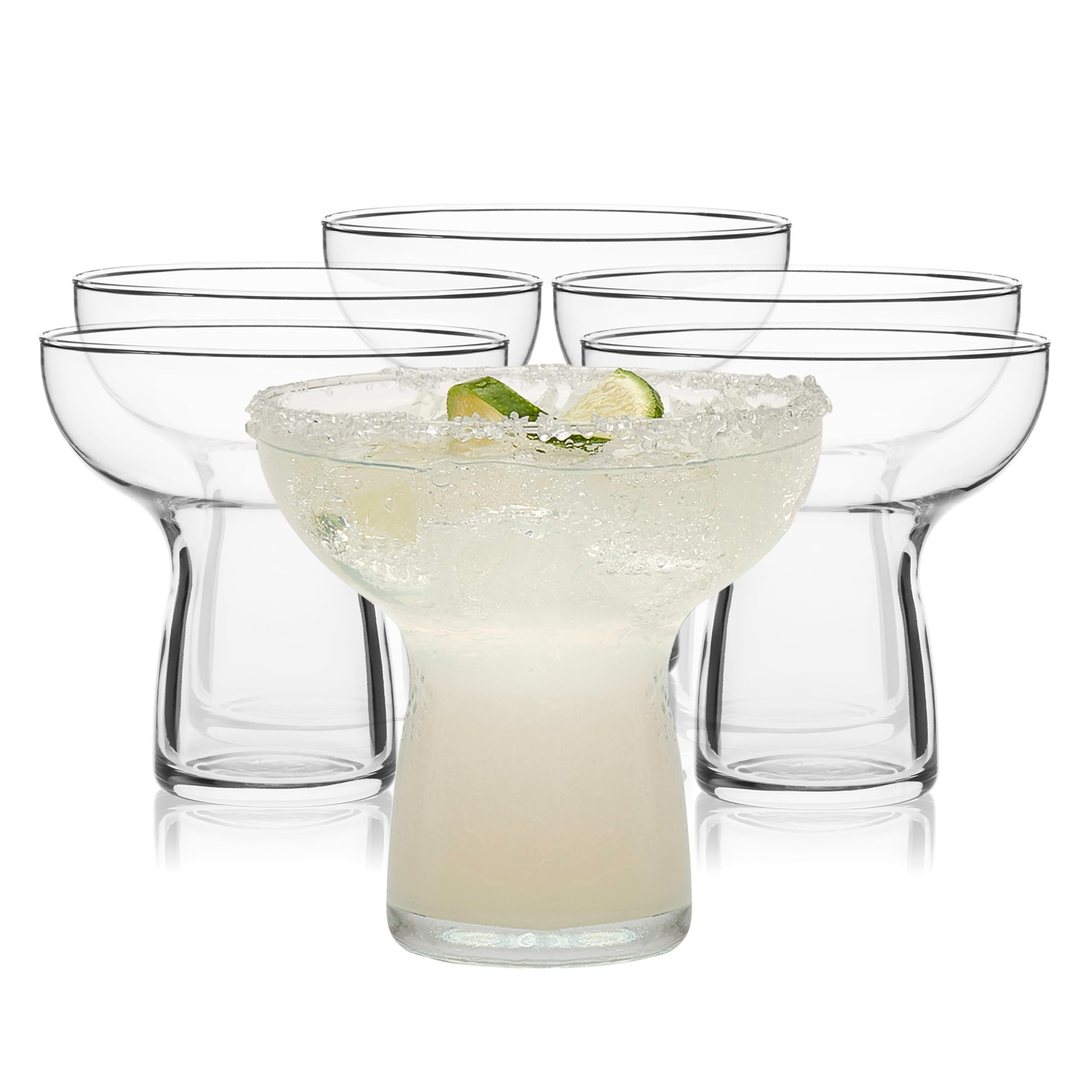 Libbey Stemless Margarita Glasses Set of 6, 10.25 ounces Classic Margarita Glasses Lightweight, F... | Amazon (US)