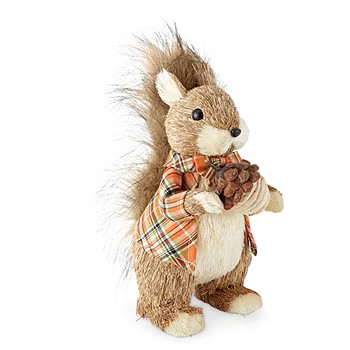 Linden Street 10.5" Sisal Squirrel Harvest Tabletop Decor | JCPenney