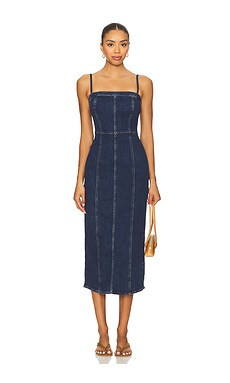 LEVI'S Seamed Bustier Dress in Retro Stone from Revolve.com | Revolve Clothing (Global)