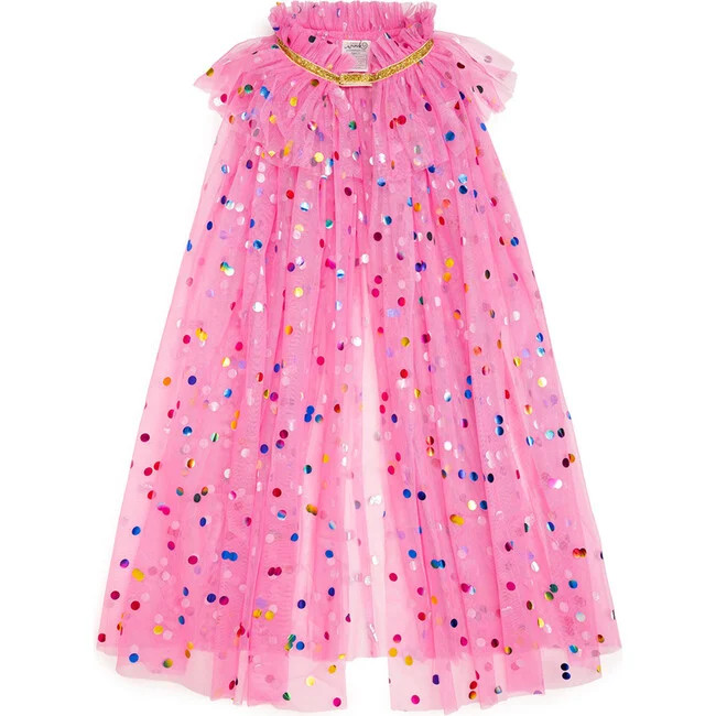 Sweet Wink | Raspberry Confetti Cape, (Pink, One Size), Halloween Costume | Maisonette | Maisonette