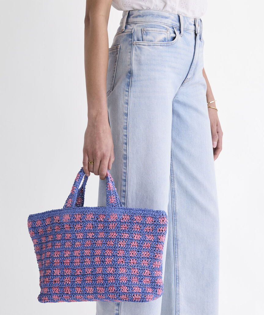 Small Straw Tote | vineyard vines
