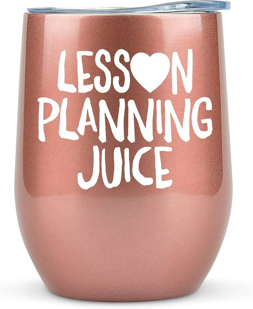 KLUBI New Teacher Gifts for Women - Lesson Planning Juice Tumbler 12oz College Graduation Gifts f... | Amazon (US)