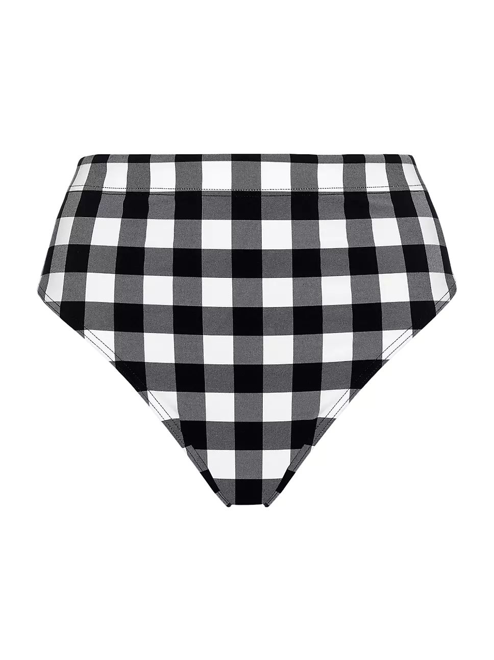 ERES Forme Gingham High-Waist Brief Bikini Bottom | Saks Fifth Avenue