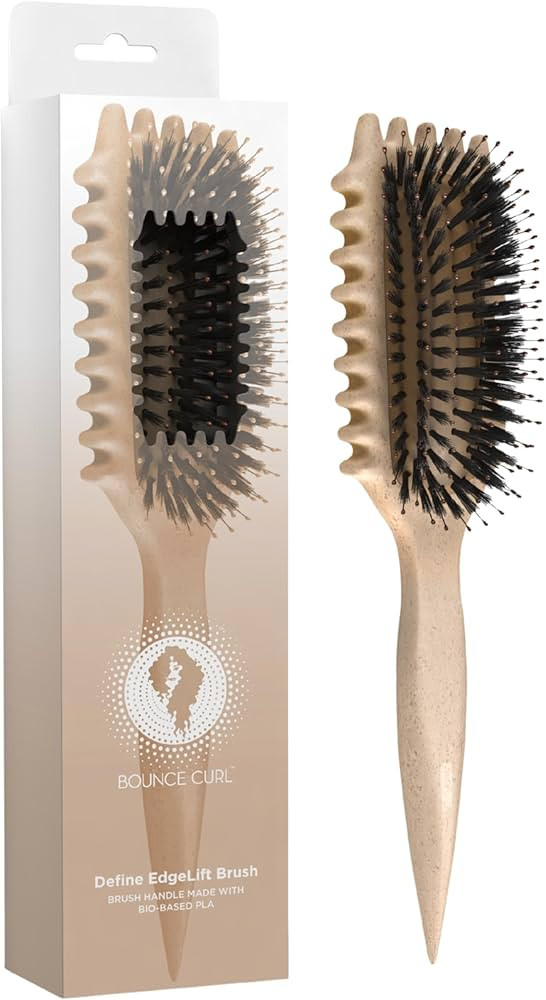 Bounce Curl Define EdgeLift Brush, 5-in-1 Tool for Effortlessly Defined Curls, Waves & Coils, Red... | Amazon (US)