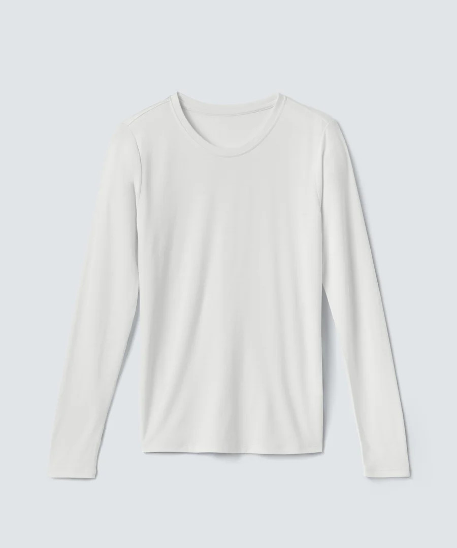 Women's Long Sleeve Merino Crew | Unbound Merino | Unbound Merino