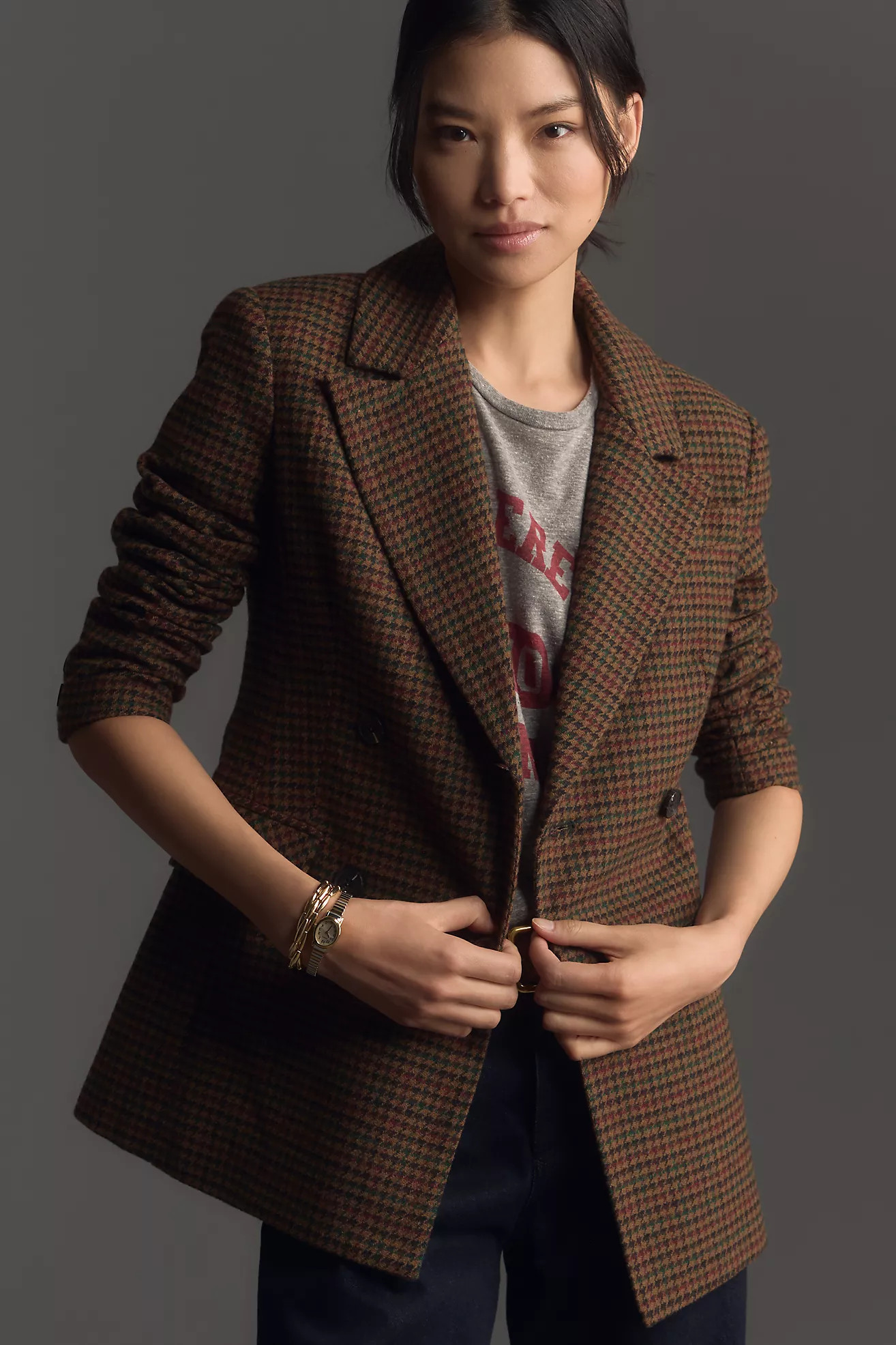 Avec Les Filles Hourglass Double-Breasted Blazer | Anthropologie (US)