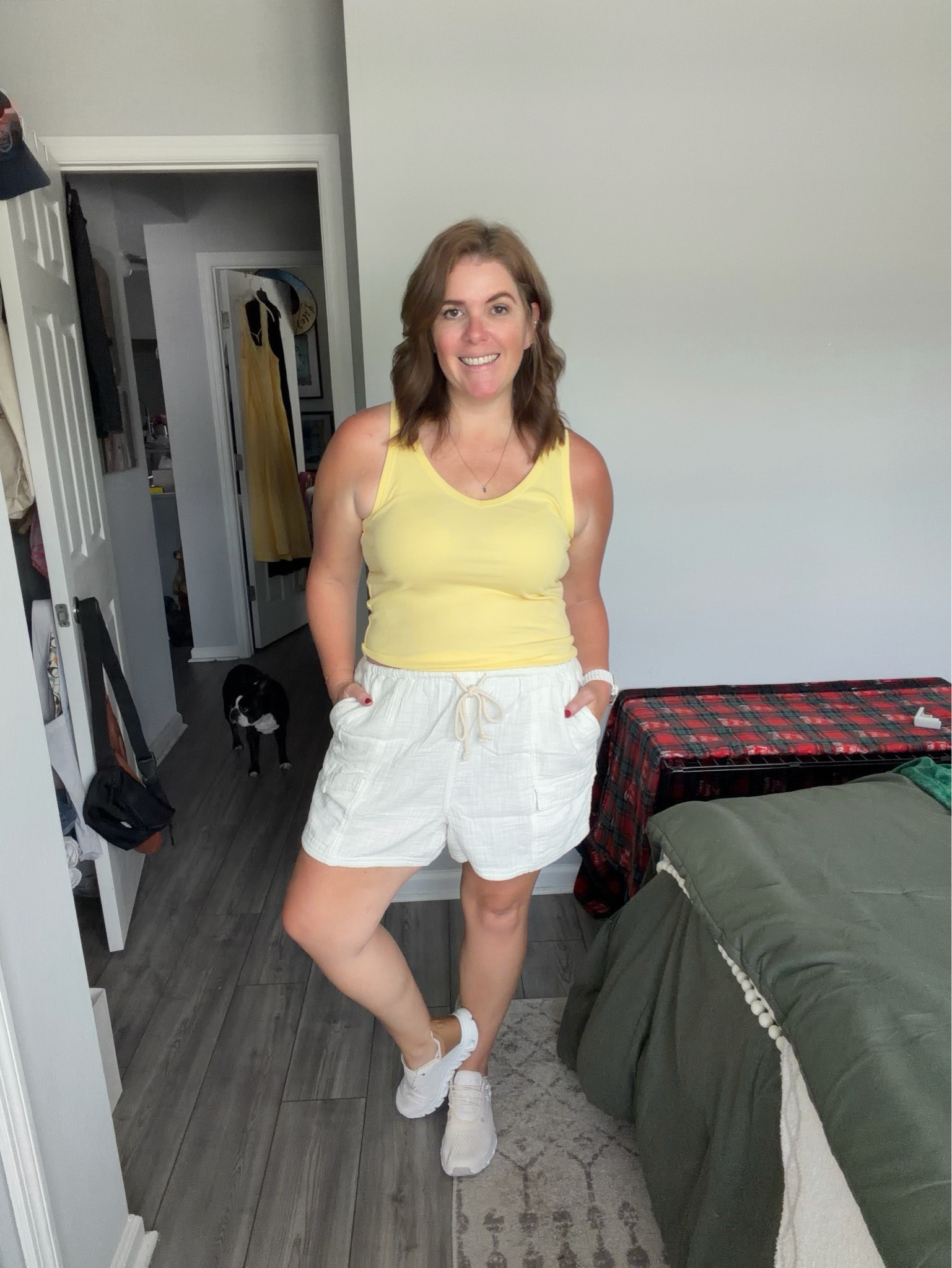This will officially be my everyday uniform throughout the summer! I really want this tank and the shorts in every color! 

The tank runs TTS, comes in a few color options and is on sale for $17! The shorts also run TTS, they come in 4 color options and they are on sale for $25!

#LTKSaleAlert #LTKMidsize #LTKootd